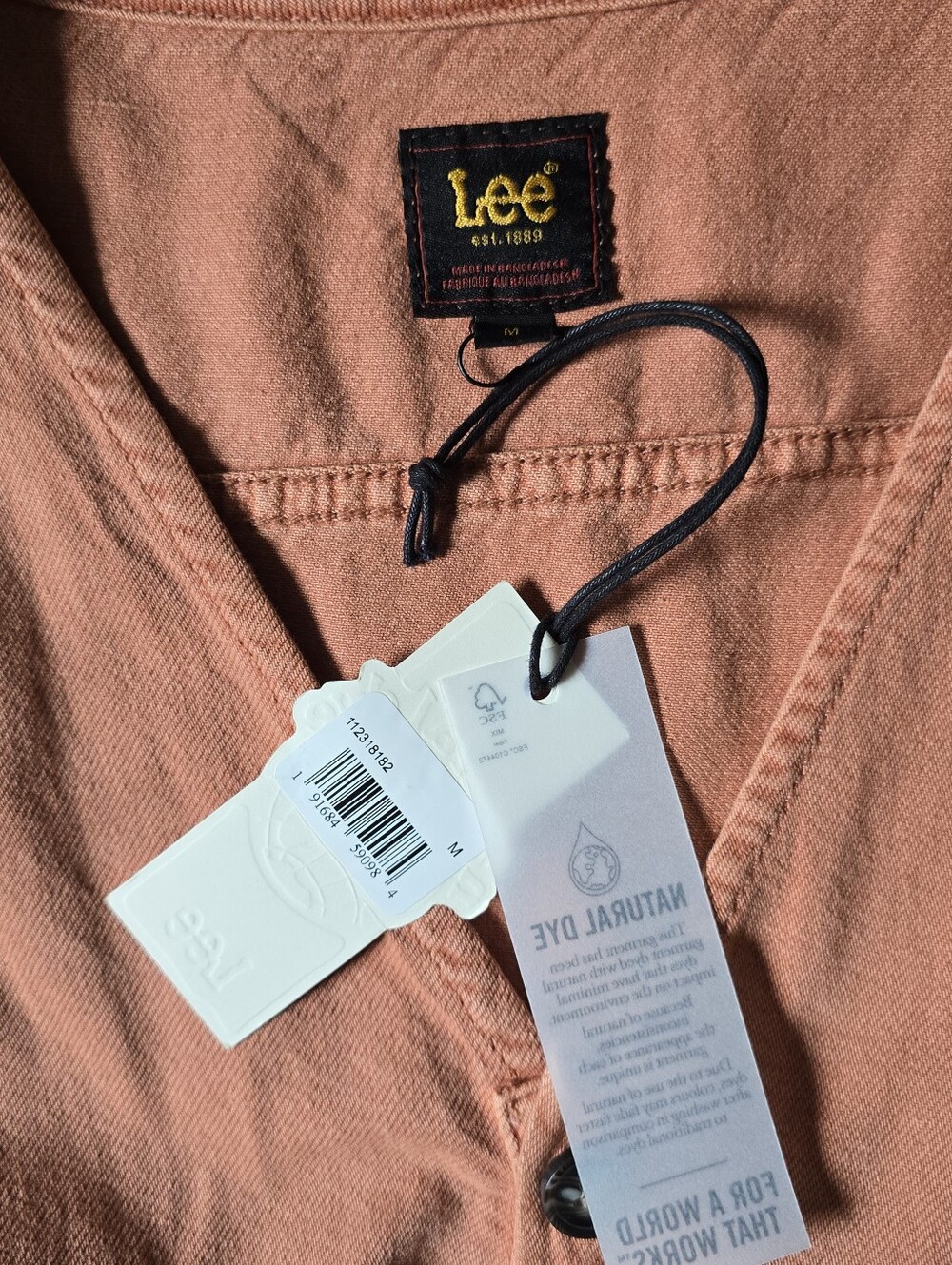 Lee Natural Dye Sleeveless Jumpsuit | Medium | Cotton Hemp Blend | NWT | - Picture 2 of 9